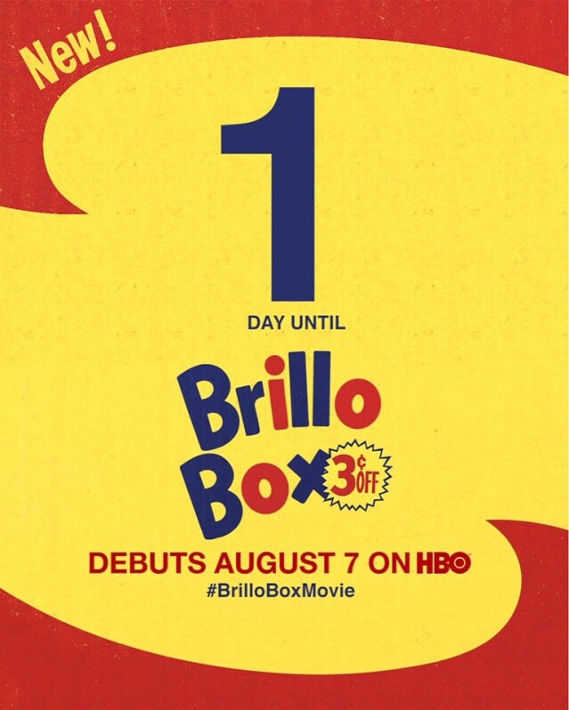 HBO 於去年推出名為《Brillo Box (3¢ Off)》的紀錄片，講述 Andy Warhol 在 1963 至 1964 年間創作的 Brillo Box 作品。