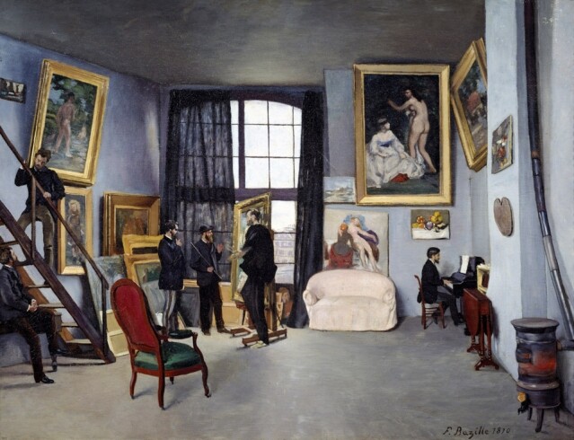 Monet、 Renoir、 Morisot 及 Cezanne是印象派藝術的代表大師。
