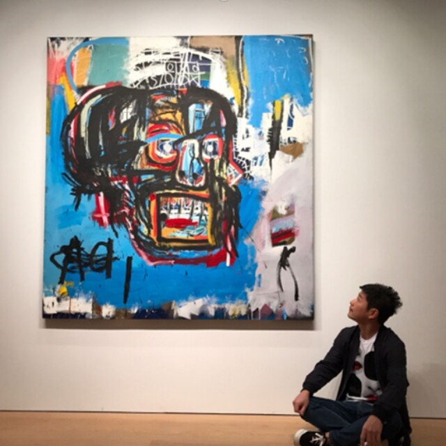 以 $110,500,000 美元投得的 Basquiat 作品。 以 $110,500,000 美元投得的 Basquiat 作品。