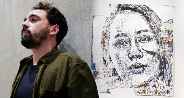 將牆壁「撕裂」就是他！街頭藝術家 Vhils 最新作品展覽《待續》
