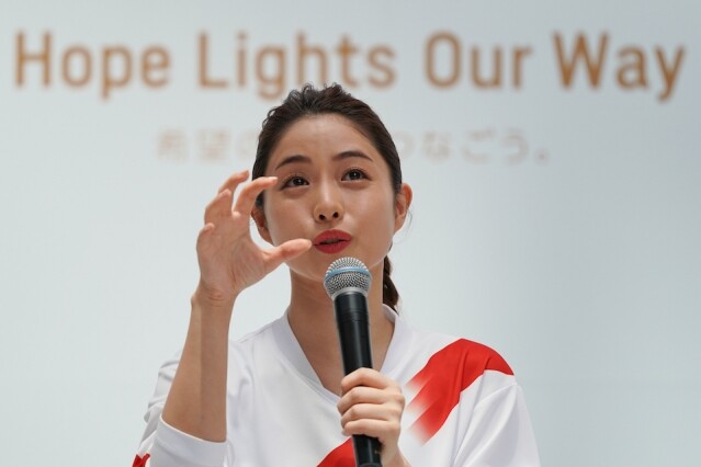 石原聰美是 2020 東京奧運的火炬手之一