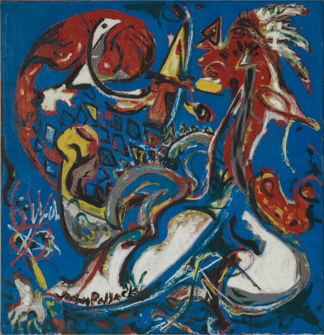 美國超現實主義畫家 Jackson Pollock 以他獨特創立的「滴畫」而著名。