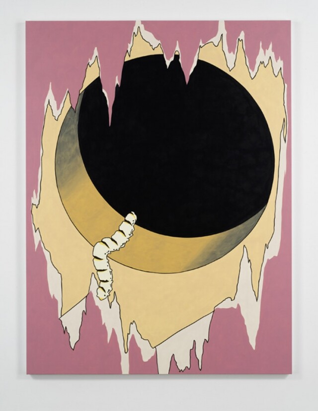 Caitlin Keogh, 《Bombyx Travels》, 2017 213.4 x 160 cm Acrylic on canvas