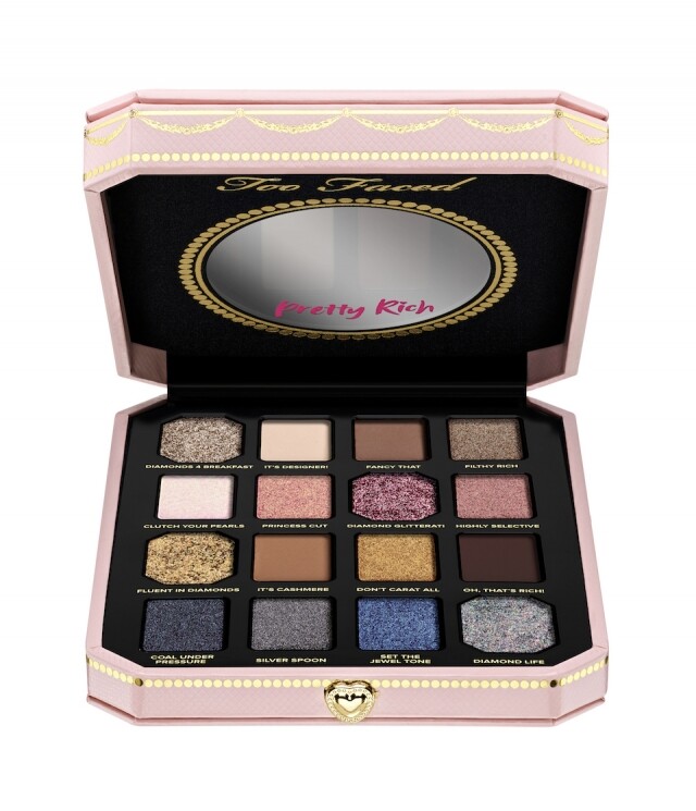 Too Faced Pretty Rich Diamond Light 閃鑽眼影盤 價錢:$380 Too Faced Pretty Rich Diamond Light 閃鑽眼影盤 價錢:$380