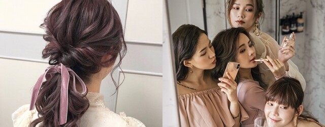 姊妹、伴娘髮型 2020 : 短髮、長髮、圓臉簡易做出高級感「 DIY 編髮 set 頭教學」
