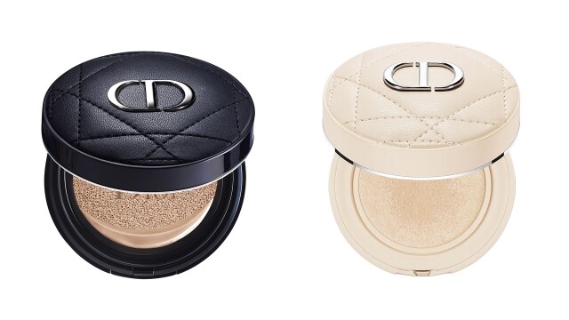 Dior 恆久貼肌氣墊粉底 $520/ 14g (左) Dior 恆久貼肌氣墊蜜粉 $495/ 10g (右)