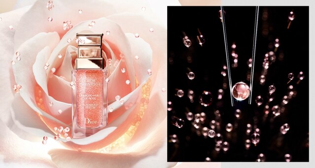 Dior 格蘭玫瑰的修護力量，以微量營養素為皮膚賦予再生抗衰老護膚功效