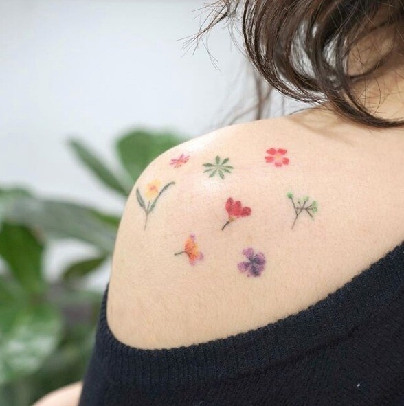 4. 韓國手刺紋身師：tattooist_baka