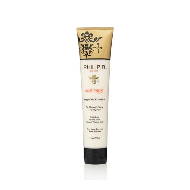 Philip B Mega Curl Enhancer Cream ＄460 輕易塑造自然的鬈曲效果，同時散發淡淡的沉香氣息。