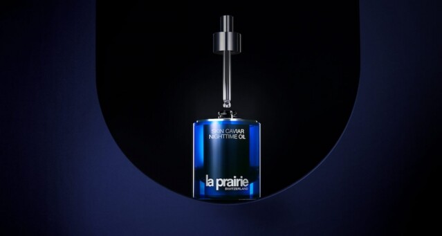 專屬 La Prairie 的 The Cobalt Night 靜夜旅程，誠邀名媛以感官品嚐魚子盛宴