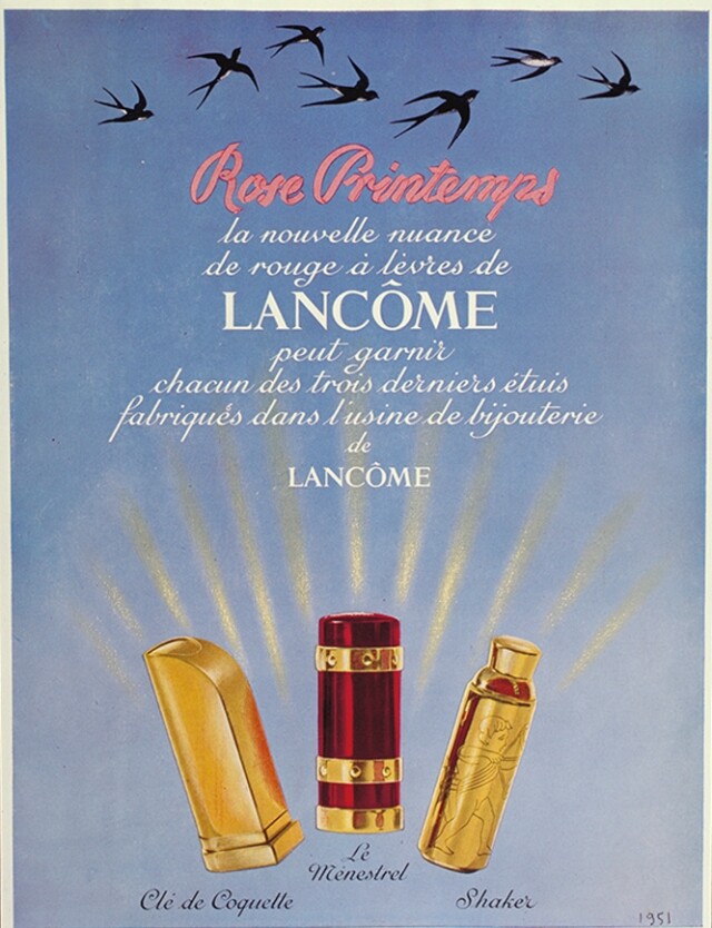 lancome 戰後投入生產奢華香水及化妝品