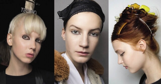 Ashley Williams 、 Dior 、 Marco de Vincenzo 的髮飾各有特色