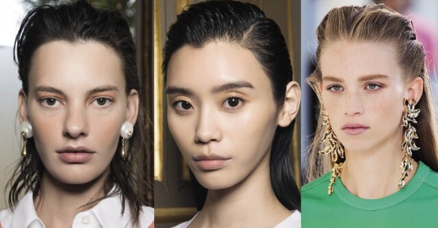Altuzarra 、 Balmain 、 Chloe 的濕髮造型簡單有型 Altuzarra 、 Balmain 、 Chloe 的濕髮造型簡單有型