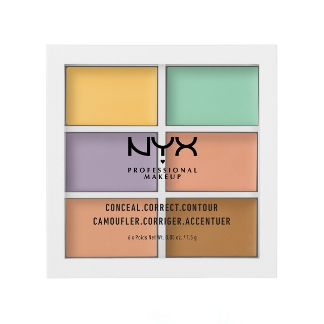 NYX Colour Correcting Concealer 六色遮瑕盤 價錢：$150