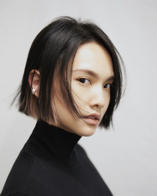 2021 新年髮型 1：楊丞琳直短髮