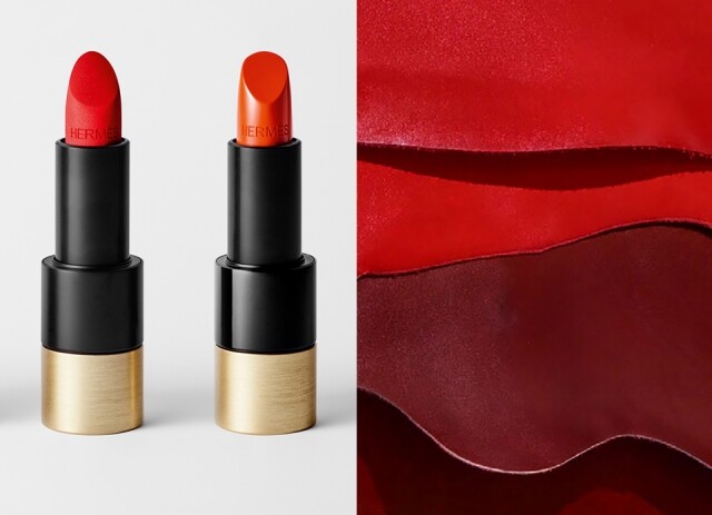 愛馬仕彩妝系列 Rouge Hermès 唇膏有啞光和緞光兩種質地