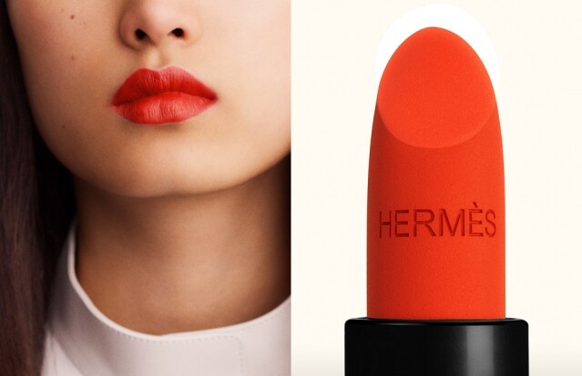 Hermès 唇膏 Rouge Orange #53 散發不一樣的橙色魅力