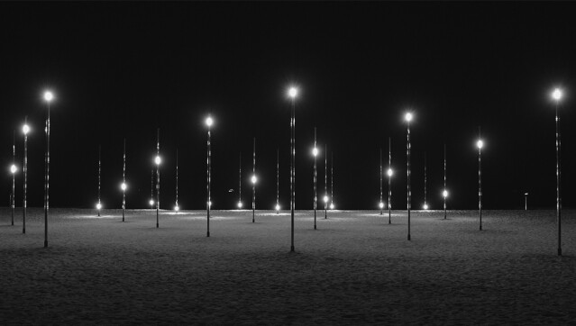 Art Basel Miami 中 由藝術家 Pablo Valbuena 創造的"Wave" 光影藝術裝置