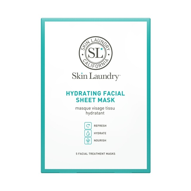 Skin Laundry Hydrating Facial Sheet Mask $465/5pcs 早說了是個懶惰之人，不會定時定候敷 mask，一敷就要得到最佳功效，甚至可能是要急救缺水的皮膚。Skin Laundry 除了出名的 15 分鐘 laser 及彩光療程外，自家推出的護膚品亦是不錯的，而其中的 Hydrating Facial Sheet Mask，更是一買再買，面膜設計夠貼面，補水力高，特別是曬後或是做完磨砂後，其補濕能力更是顯著。與其日敷夜敷功效一般的，不如集中火力敷一塊有效的。