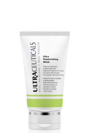 UltraCeuticles Ultra Replenshing Mask $620 蘊含多種肌膚仿生及保濕成分，具迅速舒緩及保濕效能，為肌膚即時增加透明質酸，補充所需水分及修復肌膚皮脂膜。