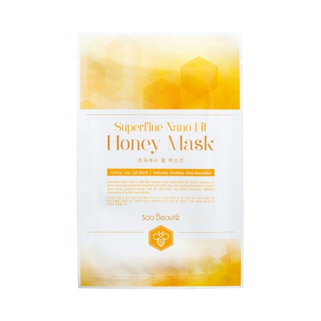 Soo Beauté Superfine Nano Fit Honey Mask ﻿蜂蜜滋潤納米面膜 $148 / 10 片