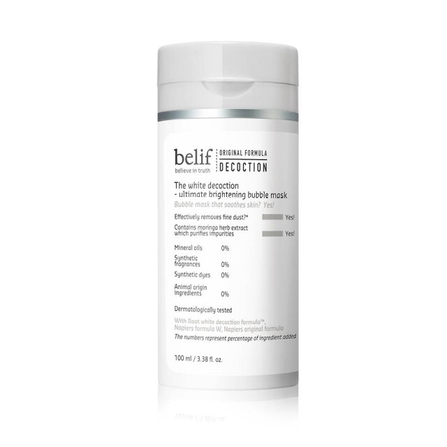 Belif The White Decoction - Ultimate Brightening Bubble Mask $295