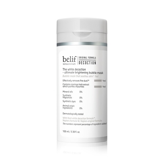 Belif The White Decoction - Ultimate Brightening Bubble Mask $305 Belif The White Decoction - Ultimate Brightening Bubble Mask $305