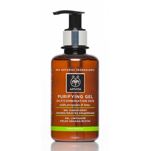 Apivita Purifying Gel with Propolis and Lime 蜂膠青檸潔面啫喱 價錢:$145.5 / 200ml Apivita Purifying Gel with Propolis and Lime 蜂膠青檸潔面啫喱 價錢:$145.5 / 200ml