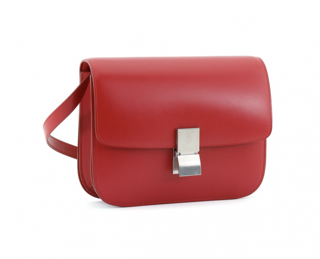 Celine 紅色皮革 box 手袋 $33,000 ( 6 折後 $19,800)