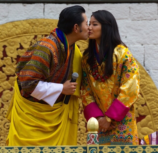 不丹國王凱薩爾．旺楚克與王后吉增·佩瑪