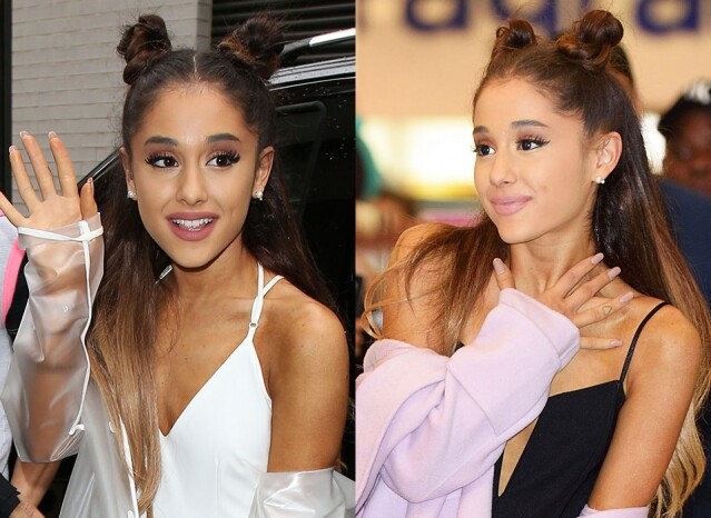 2015 年 之前也有介紹過,雙丸子頭風靡了娛樂圈年輕的一輩。Ariana Grande 當時的雙丸子髮型可愛又不失她本身的個人特色。 2015 年 之前也有介紹過,雙丸子頭風靡了娛樂圈年輕的一輩。Ariana Grande 當時的雙丸子髮型可愛又不失她本身的個人特色。