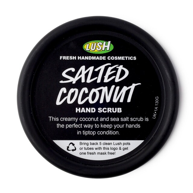 Lush Salted Coconut Hand Scrub 海鹽椰子手部磨砂 $150 / 100g Lush Salted Coconut Hand Scrub 海鹽椰子手部磨砂 $150 / 100g