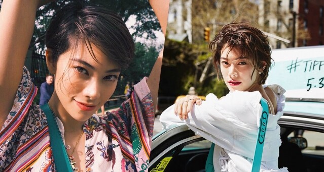 短髮更有魅力！日本 9 頭身名模森星短髮造型更亮眼，成為最新廣告女王！