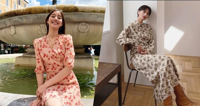 日系連身裙穿搭：春夏只需要一條碎花連身裙，輕鬆提升優雅氣質