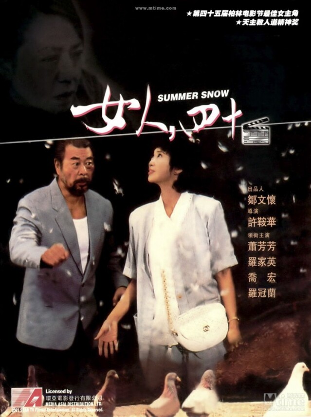 蕭芳芳以《女人四十》連奪 5 個影后獎項。 蕭芳芳以《女人四十》連奪 5 個影后獎項。