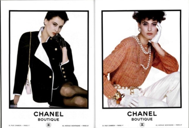 Ines de la Fressange 可以說是 80 年代的 Chanel 的代表人物。 Ines de la Fressange 可以說是 80 年代的 Chanel 的代表人物。
