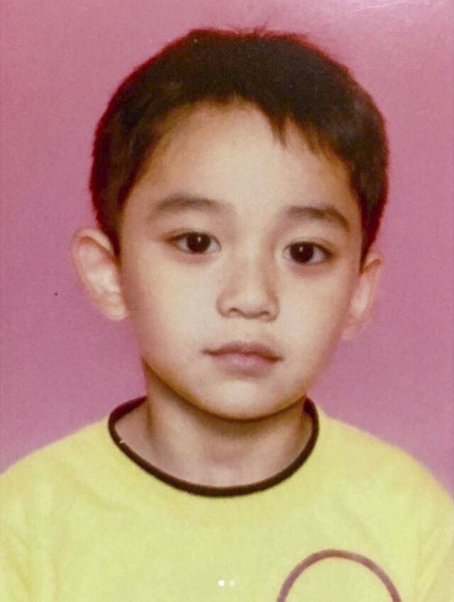 翻看 Lucas 小時後的照片,不難發現他的大眼睛就是焦點所在 翻看 Lucas 小時後的照片,不難發現他的大眼睛就是焦點所在