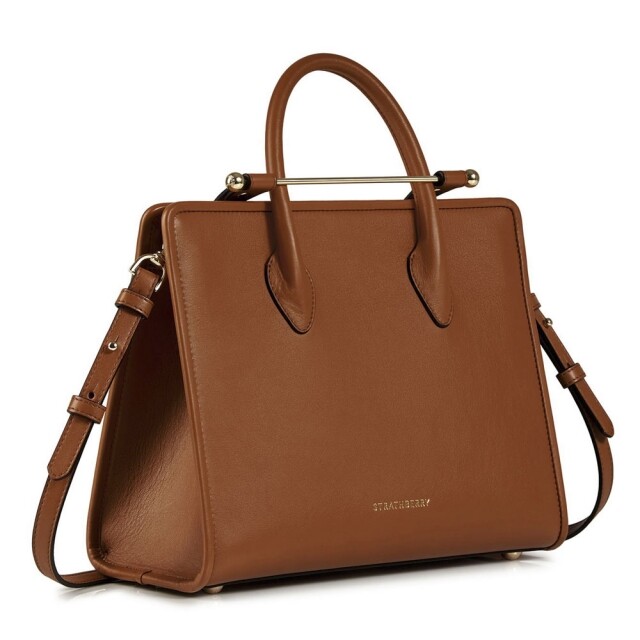 Strathberry The Strathberry Midi Tote - Tan Bridle Leather GBP£525