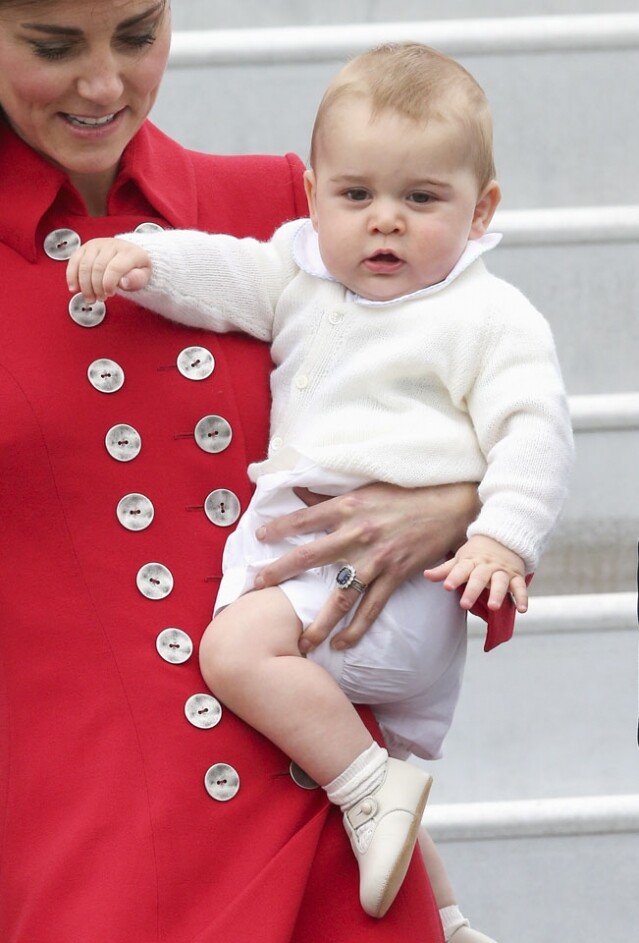 不足 1 歲的喬治小王子已經跟隨父母到新西蘭外訪
