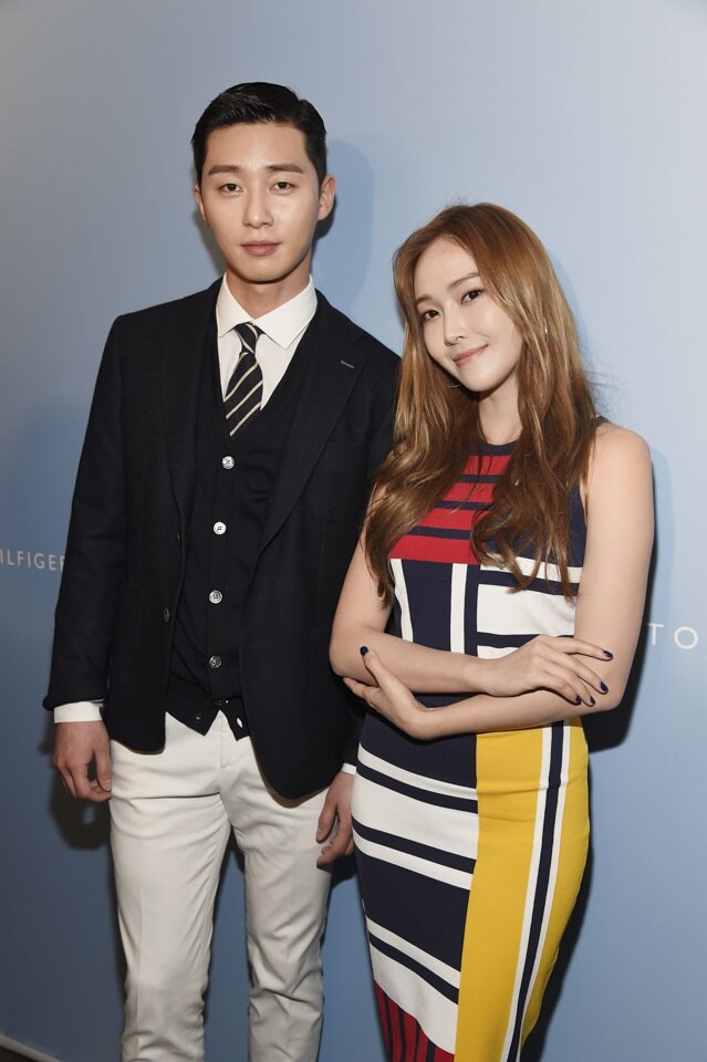 朴敘俊與 Jessica 一同出席紐約時裝周。