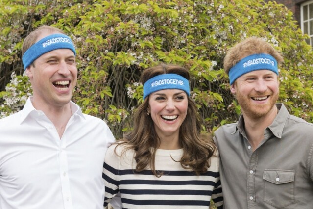 威廉王子、哈里王子和凱特王妃出席活動「Heads Together」