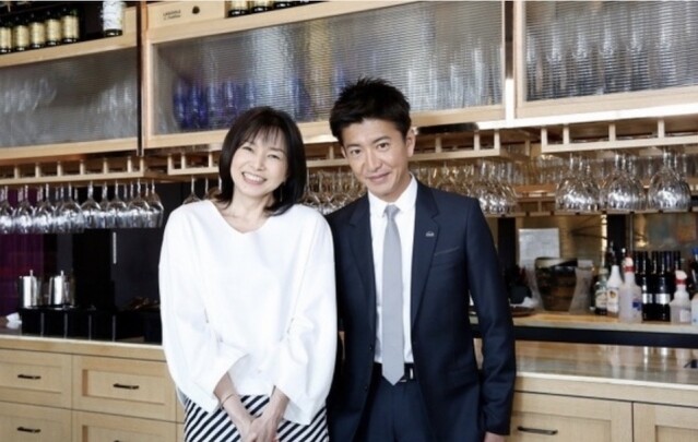 木村拓哉和山口智子於 2018 年電視劇《BG～貼身保鑣》聚首。