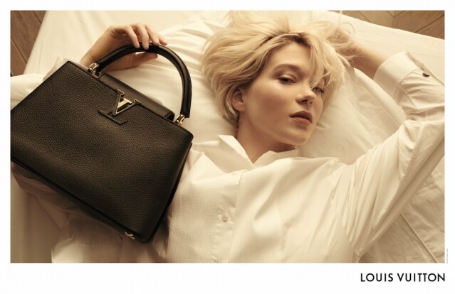2021 春夏 Louis Vuitton 更是邀請了法國女星兼品牌大使 Lea Seydoux 演繹經典的 Capucines 系列手袋。