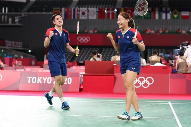 鄧俊文和謝影雪打入奧運羽毛球混雙組 4 強，將於 29/7 爭取進入決賽！