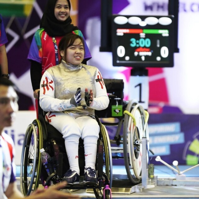 2020 東京殘奧輪椅劍擊代表：鍾婉萍