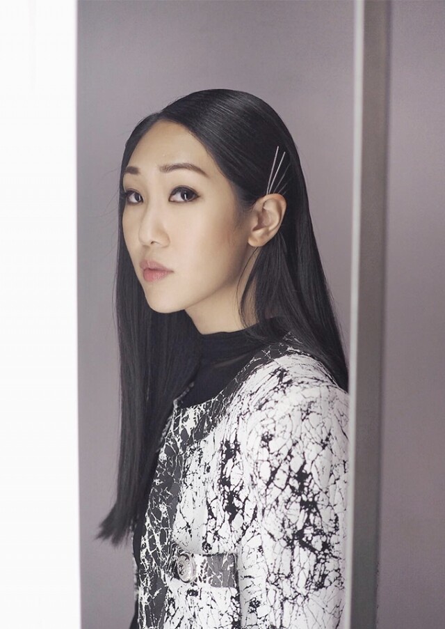 關楚耀的妹妹關美薇 Natalie Kwan 小心護髮，不會染髮，以避免對頭髮造成傷害。