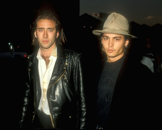 Nicolas Cage 帶 Johnny Depp 入行當演員 Nicolas Cage 帶 Johnny Depp 入行當演員