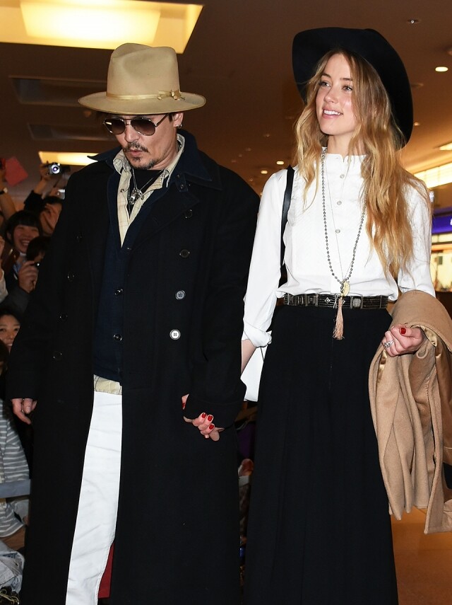 Amber Heard 與 Johnny Depp 婚後偷情