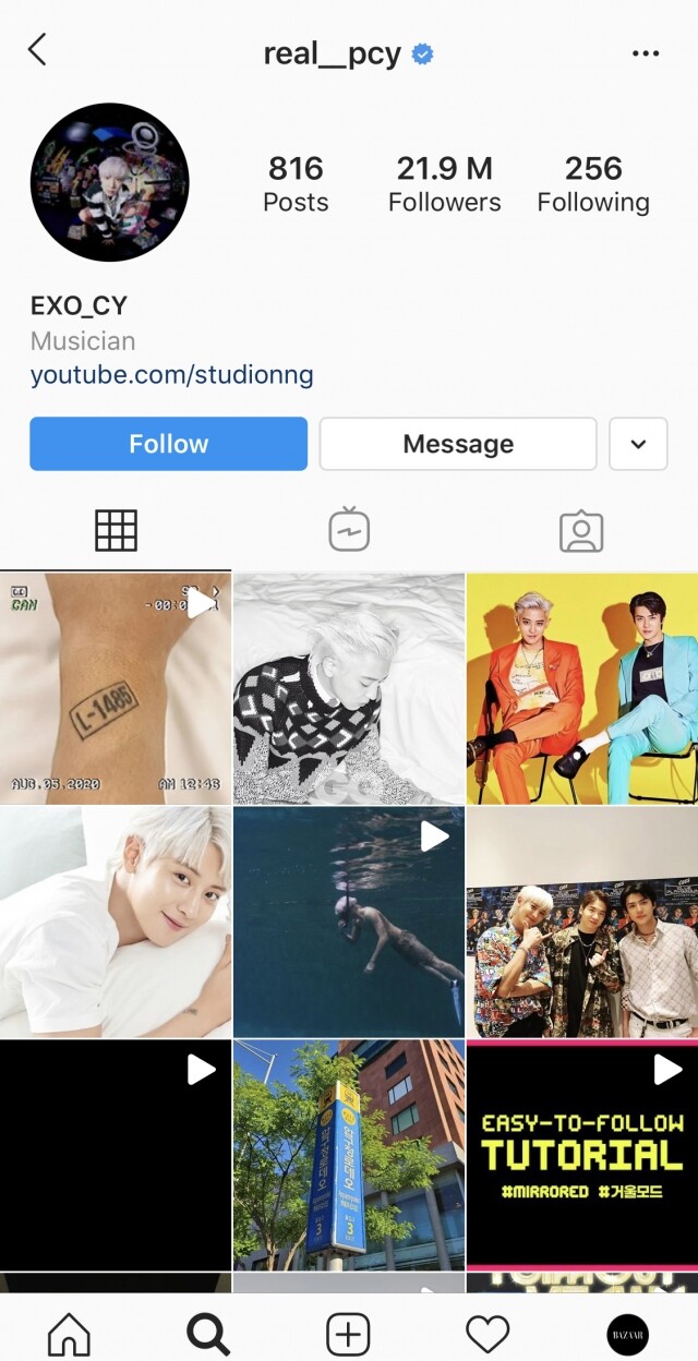 男韓星 IG :朴燦烈最多 followers 男韓星 IG :朴燦烈最多 followers