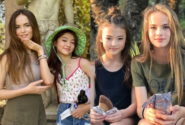 Kristina 與有小 Jennie 之稱的 Ella Gross 是好朋友 Kristina 與有小 Jennie 之稱的 Ella Gross 是好朋友